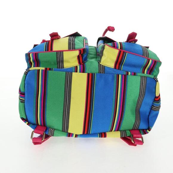 Gianni Versace Backpack Canvas Multicolor Gold Auth 142845V main image 16